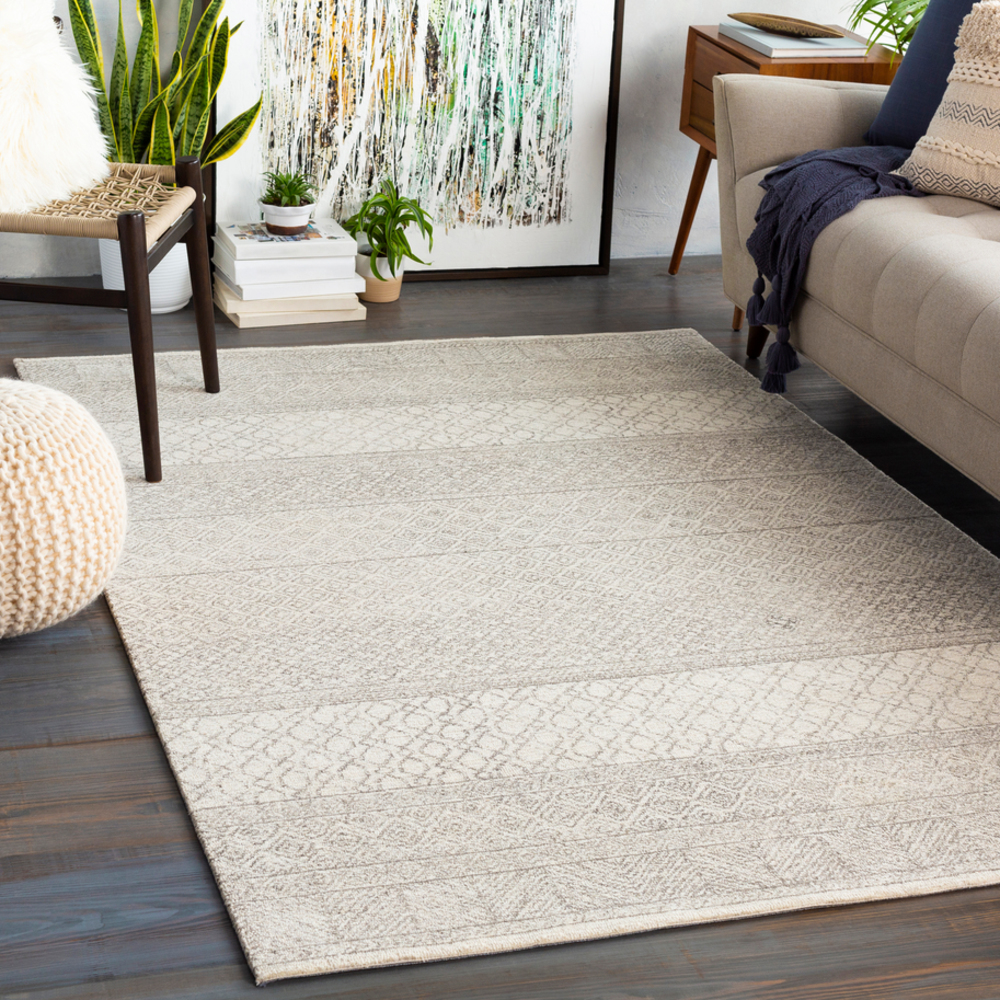 MAR2302-268 2 ft. 6 in. x 8 ft. Maroc Hand Tufted Rug, Camel, Taupe & Cream