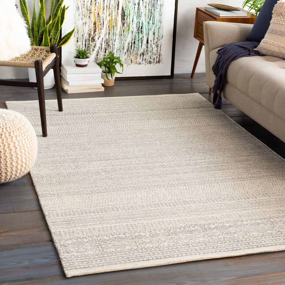 MAR2303-6RD 6 ft. Round Maroc Hand Tufted Rug - 100 Percent Wool