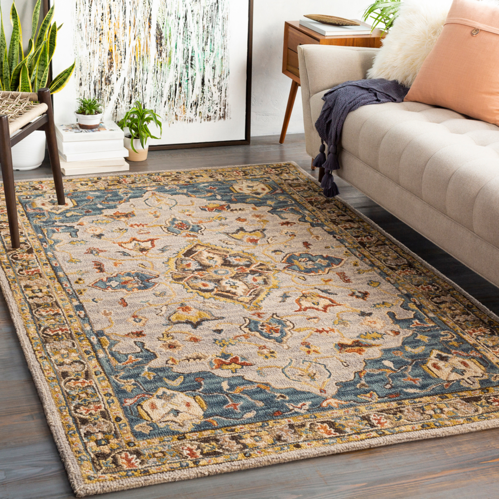 AES2301-576 5 ft. x 7 ft. 6 in. Artemis Hand Tufted Rug - 100 Percent Wool