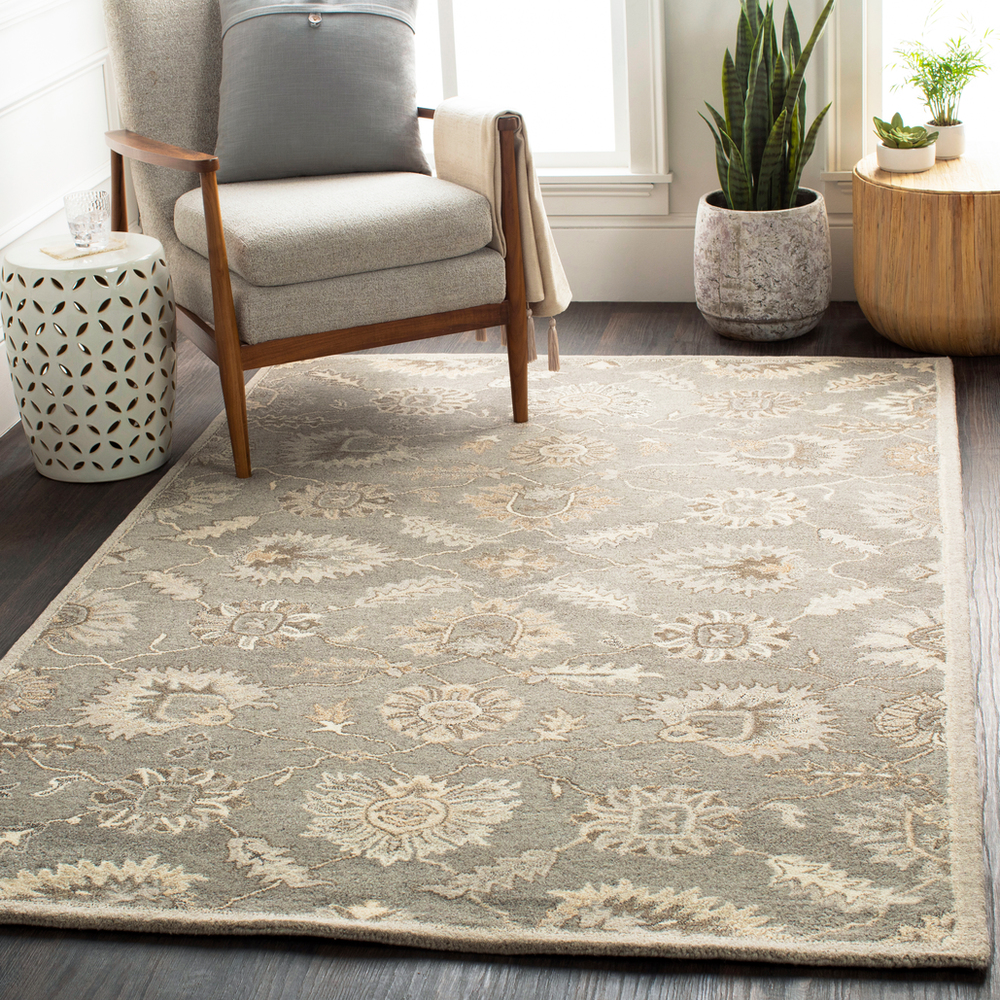 CAE1199-99SQ 9 ft. 9 in. Square Caesar Hand Tufted Rug - 100 Percent Wool