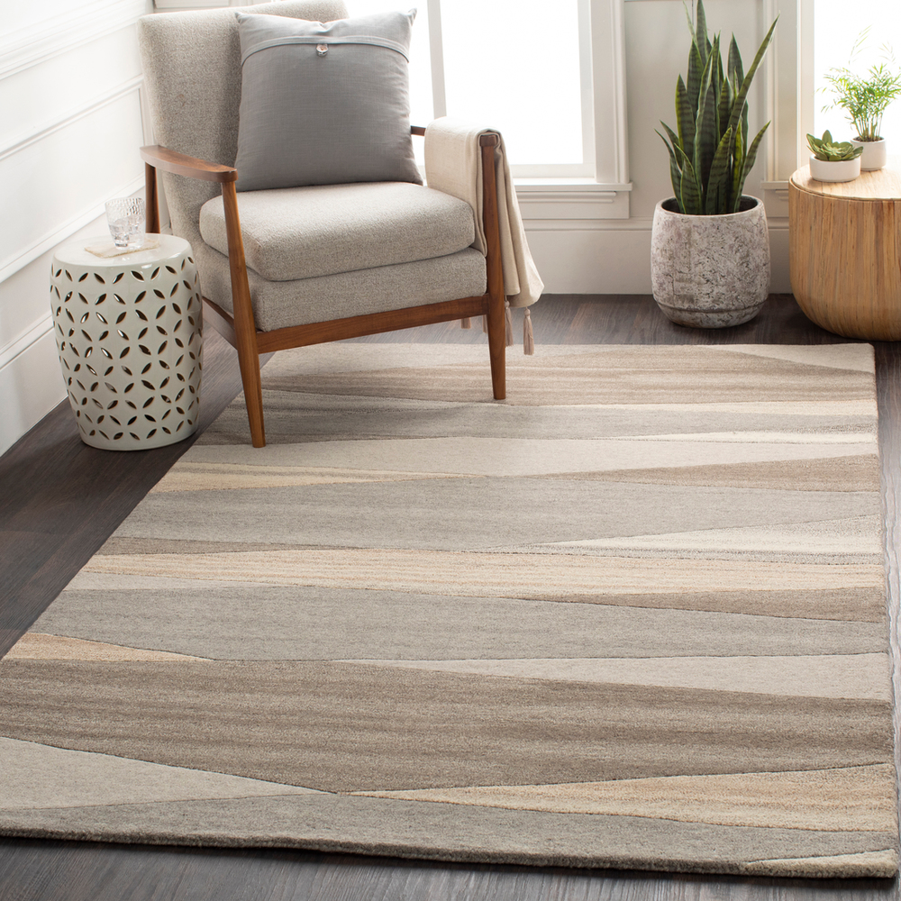 FM7211-8RD 8 ft. Round Forum Hand Tufted Rug - 100 Percent Wool