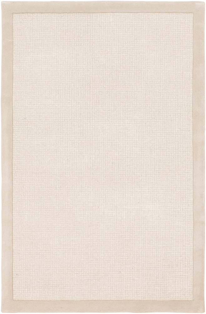 SNA2301-912 9 x 12 ft. Siena Hand Tufted Rug, Light Gray & Cream
