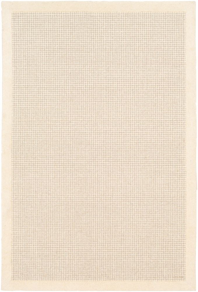 SNA2305-46 4 x 6 ft. Siena Hand Tufted Rug, Cream & Light Gray
