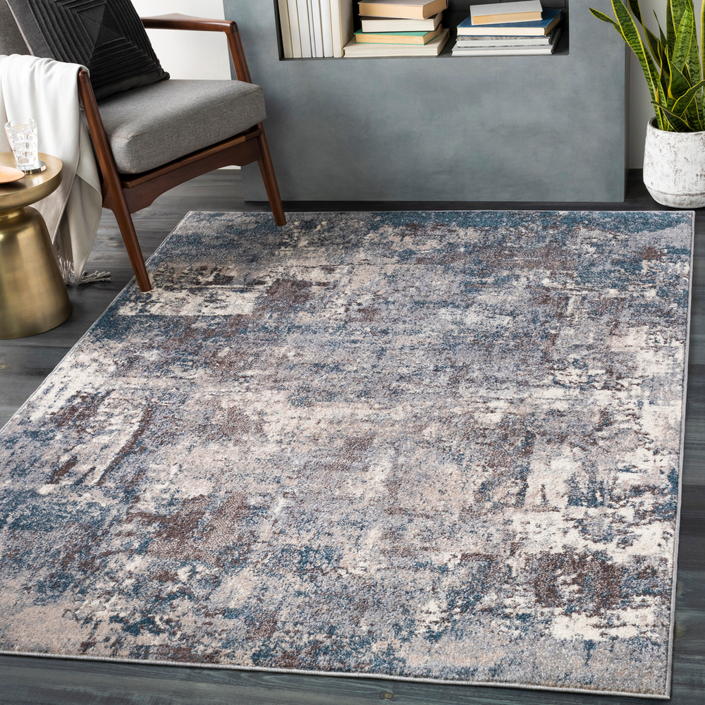 AKR2307-679 6 ft. 7 in. x 9 ft. Ankara Machine Woven Rug - 100 Percent Polypropylene