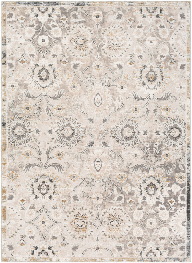 QUA2312-5373 5 ft. 3 in. x 7 ft. 3 in. Quatro Machine Woven Rug - 60 Percent Polypropylene, 40 Percent Polyester -  Livabliss