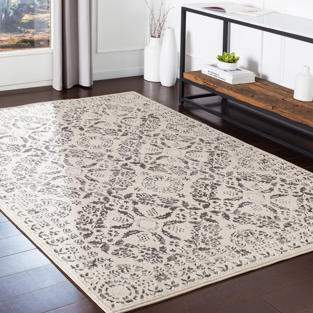 BHR2318-53RD 5 ft. 3 in. Round Bahar Machine Woven Rug - 60 Percent Polypropylene, 40 Percent Polyester