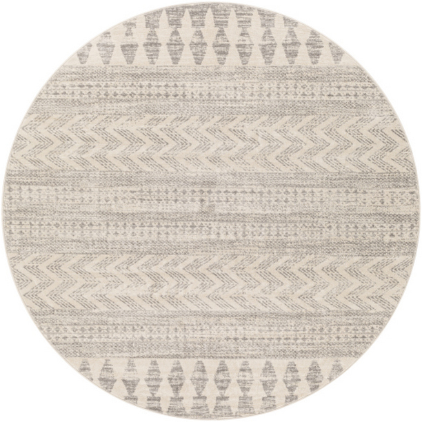 ROM2329-67RD 6 ft. 7 in. Roma Machine Woven Round Rug - Multi Color