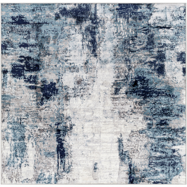 WNL2309-67SQ 6 ft. 7 in. Wanderlust Machine Woven Square Rug - Multi Color