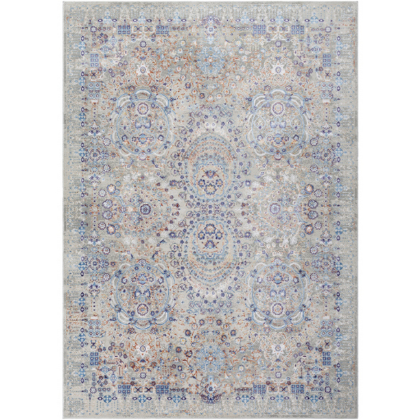 AIS2310-5373 5 ft. 3 in. x 7 ft. 3 in. Aisha Machine Woven Rectangle Rug - Multi Color
