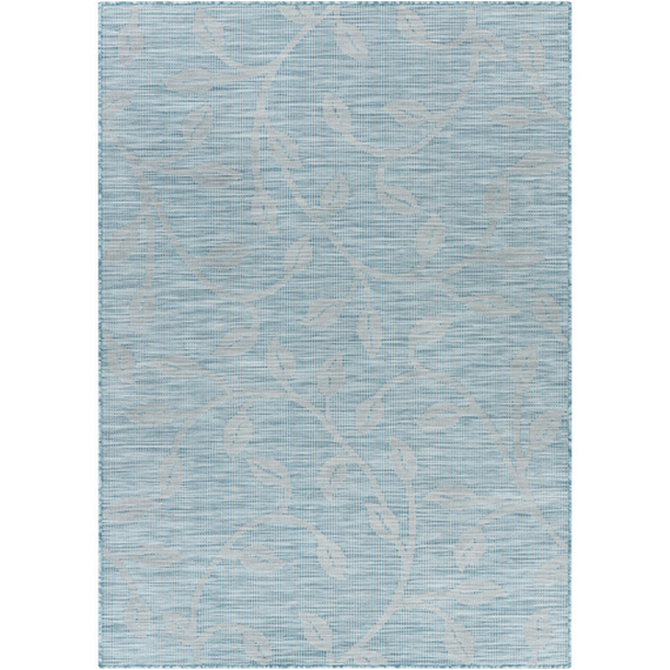 PSA2321-679 6 ft. 4 in. x 9 ft. Pasadena Machine Woven Rectangle Rug - Aqua