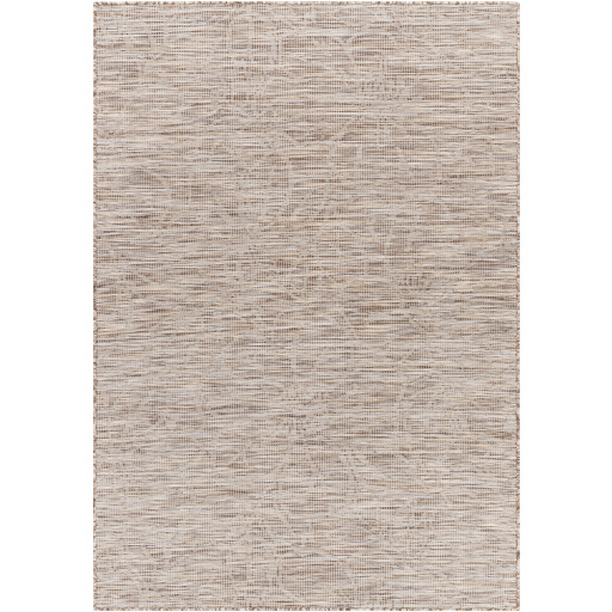 PSA2325-71010 7 ft. 8 in. x 10 ft. Pasadena Machine Woven Rectangle Rug - Dark Brown, Camel & Beige