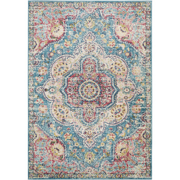 ELZ2360-710103 7 ft. 10 in. x 10 ft. 3 in. Elaziz Machine Woven Rectangle Rug - Multi Color