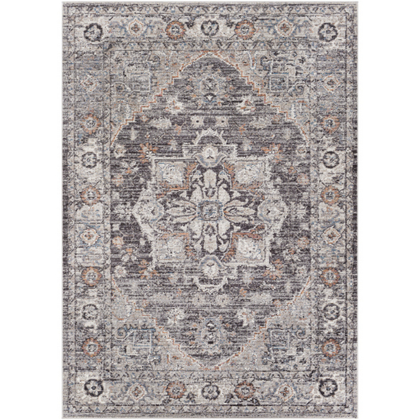 DYT2311-679 6 ft. 7 in. x 9 ft. Daytona Beach Machine Woven Rectangle Rug - Multi Color