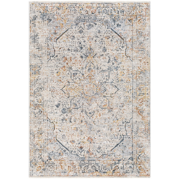 LAA2310-575 5 ft. x 7 ft. 5 in. Laila Machine Woven Rectangle Rug - Multi Color