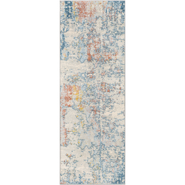 SUN2335-2773 2 ft. 7 in. x 7 ft. 3 in. Sunderland Machine Woven Runner Rug - Multi Color -  Livabliss