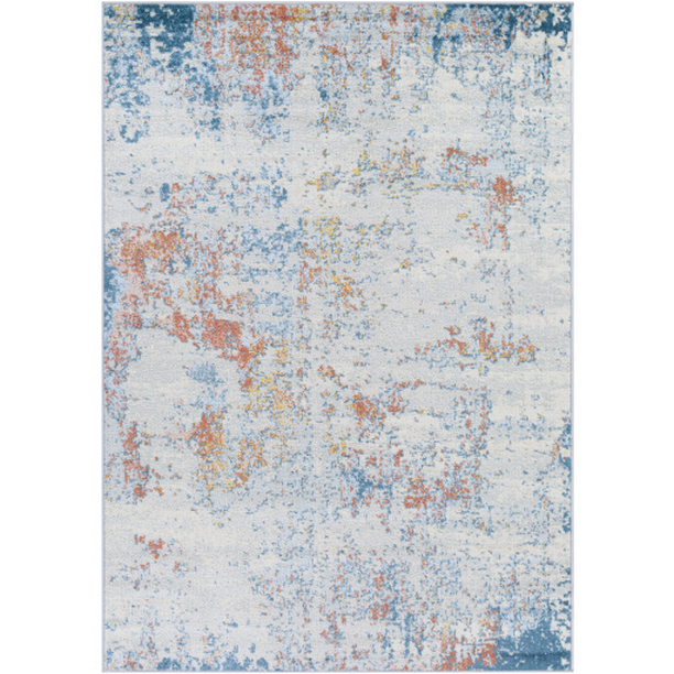 SUN2335-5373 5 ft. 3 in. x 7 ft. 3 in. Sunderland Machine Woven Rectangle Rug - Multi Color