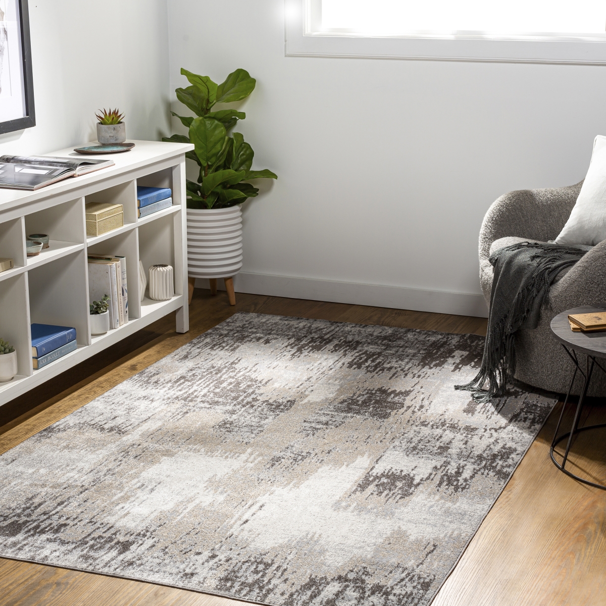 LVR2315-2773 2 ft. 7 in. x 7 ft. 3 in. Lavadora Runner Rug, Multi Color