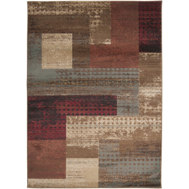 RLY5004-913 9 x 13 ft. Riley Machine Woven Rectangle Rug - Multi Color