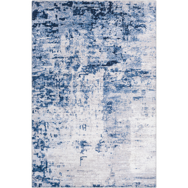 OLV2308-912 9 x 12 ft. Olivia Machine Woven Rectangle Rug - Cream, Beige & Bright Blue