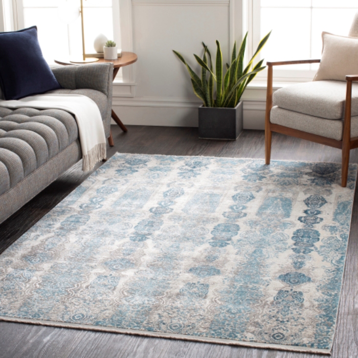 SOR2312-35 3 x 5 ft. Solar Machine Woven Rug, Multi Color