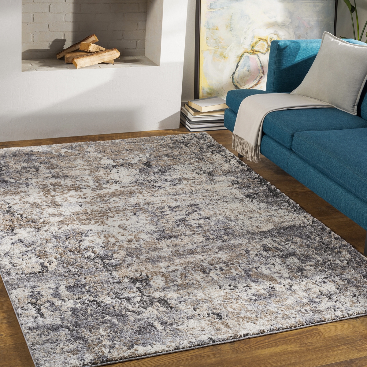 TUS2311-23 2 ft. 6 in. x 8 ft. Tuscany Machine Woven Rectangle Rug, Multi Color