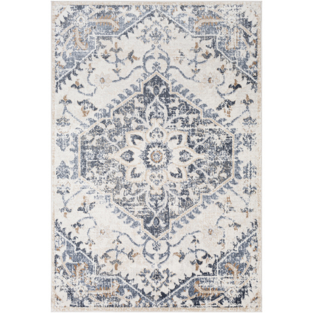 SRZ2300-6692 6 ft. 6 in. x 9 ft. 2 in. St tropez Machine Woven Rectangle Rug - Multi Color