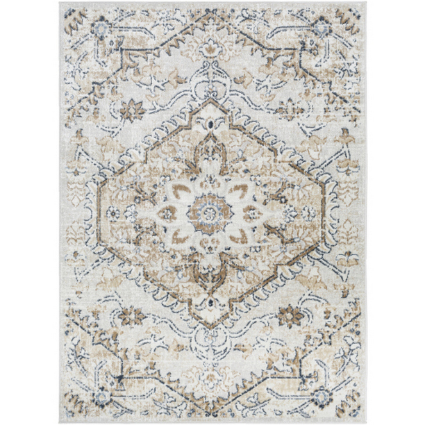 SRZ2314-7996 7 ft. 9 in. x 9 ft. 6 in. St tropez Machine Woven Rectangle Rug - Multi Color