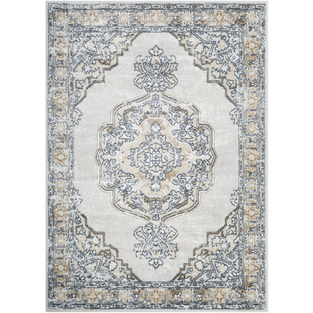 SRZ2320-6692 6 ft. 6 in. x 9 ft. 2 in. St tropez Machine Woven Rectangle Rug - Multi Color
