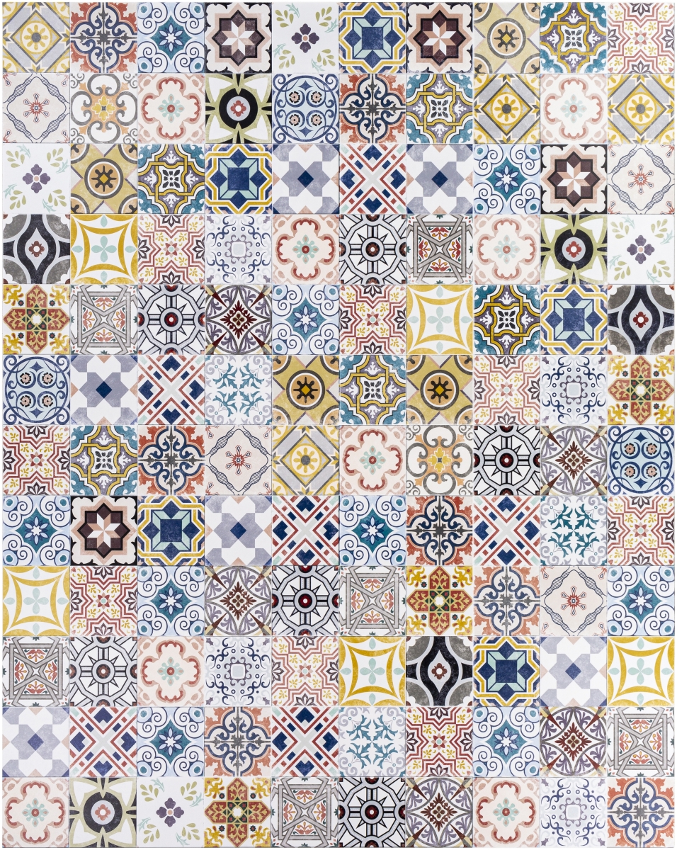 VNL2313-23 2 x 3 ft. Vinilo VNL-2313 Rectangular Area Rug, Multi Color