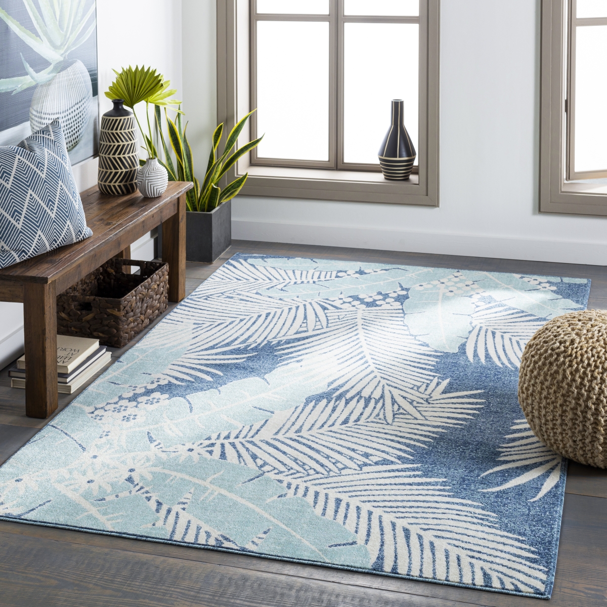 BDM2324-81012 8 ft. 10 in. x 12 ft. Bodrum Rectangle Area Rug, Multi Color