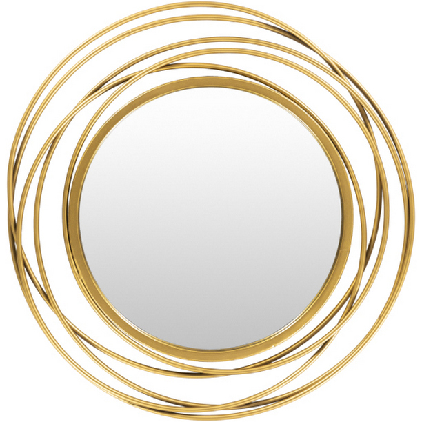 DII003-2122 22 x 21 in. Dixie Mirror - Gold