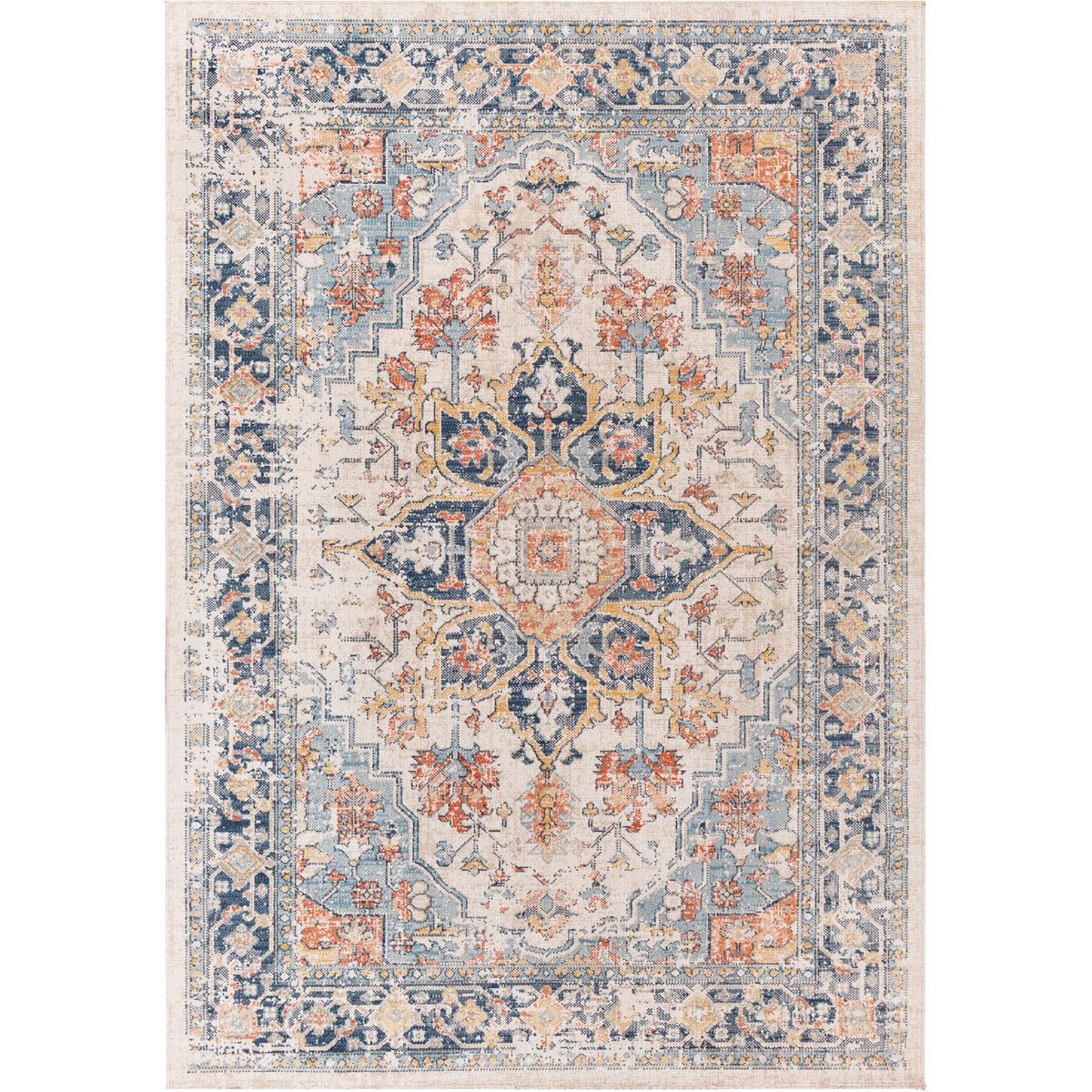 HTB2300-71010 7 ft. 10 in. x 10 ft. Huntington Beach Rectangle Area Rug, Multi Color