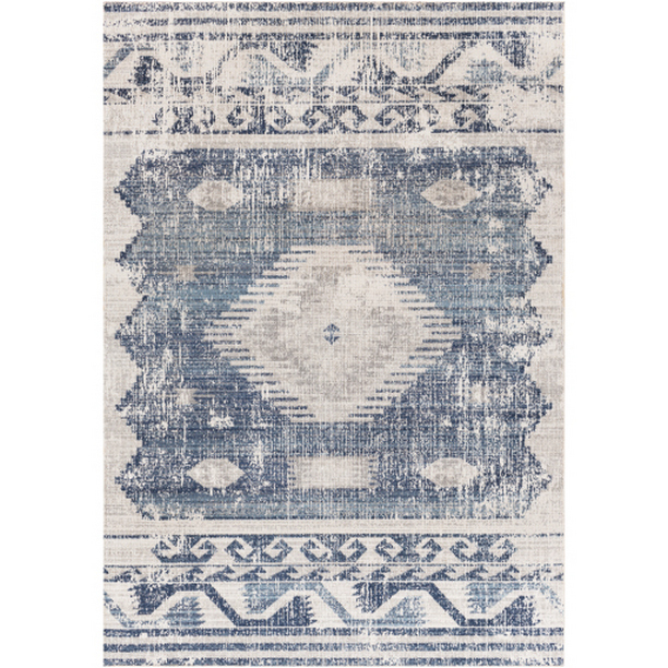 HTB2307-679 6 ft. 7 in. x 9 ft. Huntington Beach Machine Woven Rectangle Rug - Multi Color