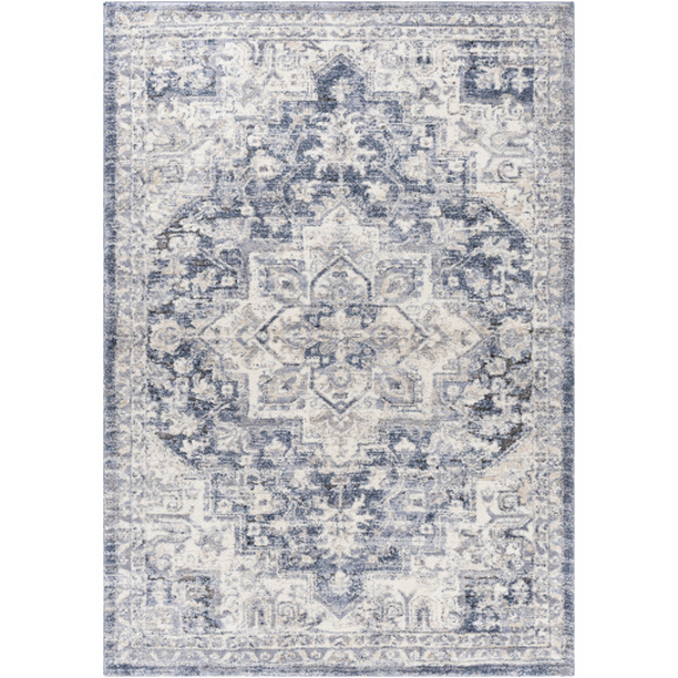 TUS2317-5373 5 ft. 3 in. x 7 ft. 3 in. Tuscany Machine Woven Rectangle Rug - Multi Color