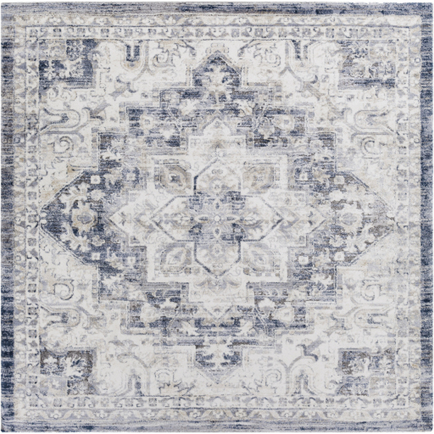 TUS2317-710SQ 7 ft. 10 in. Tuscany Machine Woven Square Rug - Multi Color