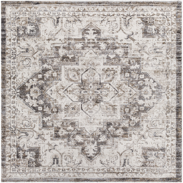 TUS2318-710SQ 7 ft. 10 in. Tuscany Machine Woven Square Rug - Multi Color