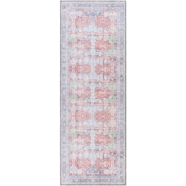 ALY2301-2773 2 ft. 7 in. x 7 ft. 3 in. Alanya Machine Woven Runner Rug - Multi Color -  Livabliss