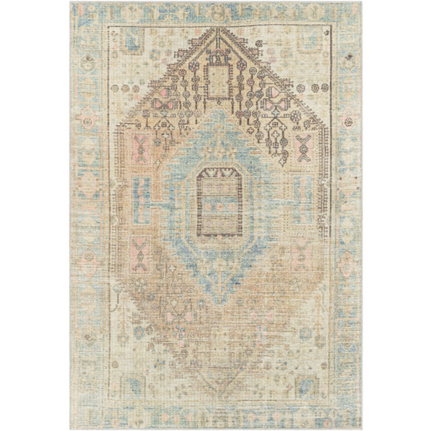 ALY2306-7696 7 ft. 6 in. x 9 ft. 6 in. Alanya Machine Woven Rectangle Rug - Multi Color