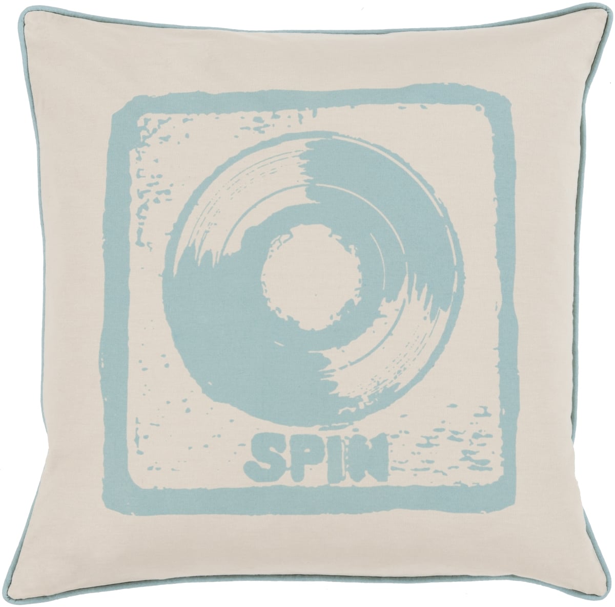 BKB008-1818D 18 x 18 in. Big Kid Blocks Square Pillow Kit, Teal