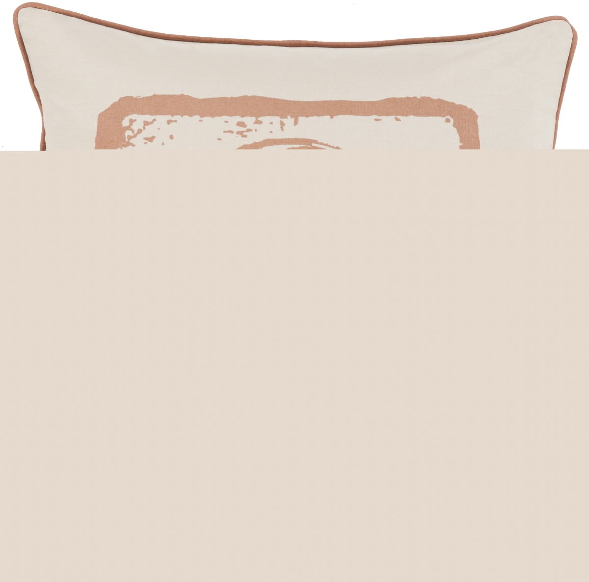 BKB009-2020D 20 x 20 in. Big Kid Blocks Pillow Kit, Brown & Beige