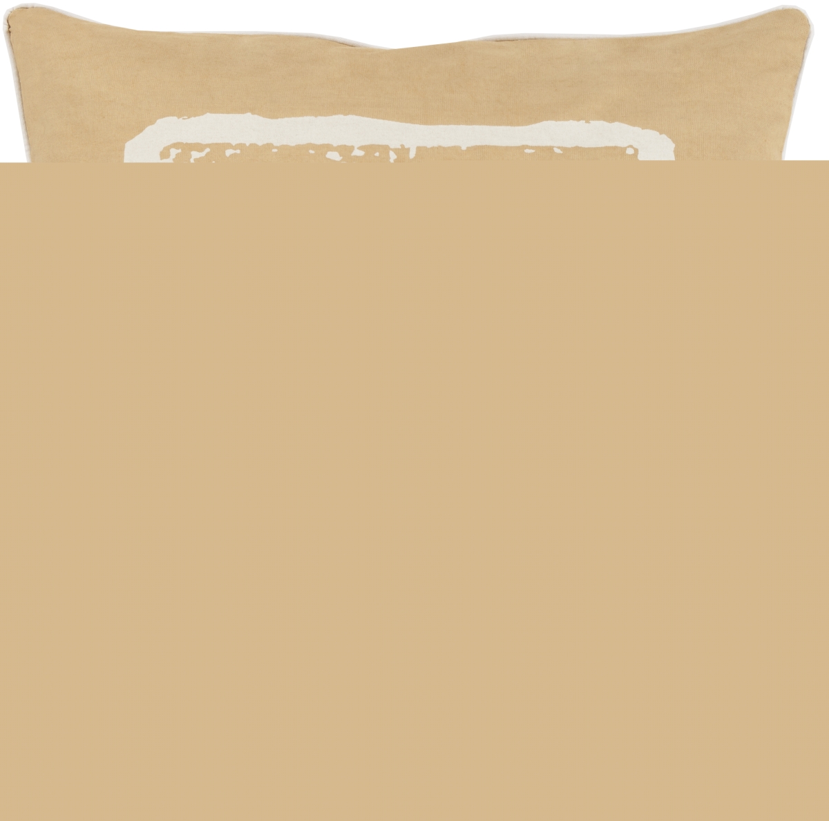 BKB011-2020D 20 x 20 in. Big Kid Blocks Pillow Kit, Off-White & Mustard