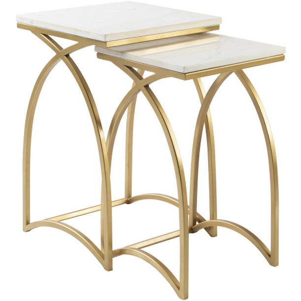 EAN001-SET Evana Furniture Garden Stool - White