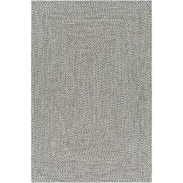 CPK2302-86116 8 ft. 6 in. x 11 ft. 6 in. Chesapeake Bay Machine Woven Rectangle Rug - Charcoal, Medium Gray & Cream