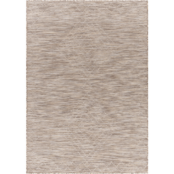 PSA2367-274 2 ft. 6 in. x 4 ft. Pasadena Machine Woven Rectangle Rug - Dark Brown, Camel & Beige