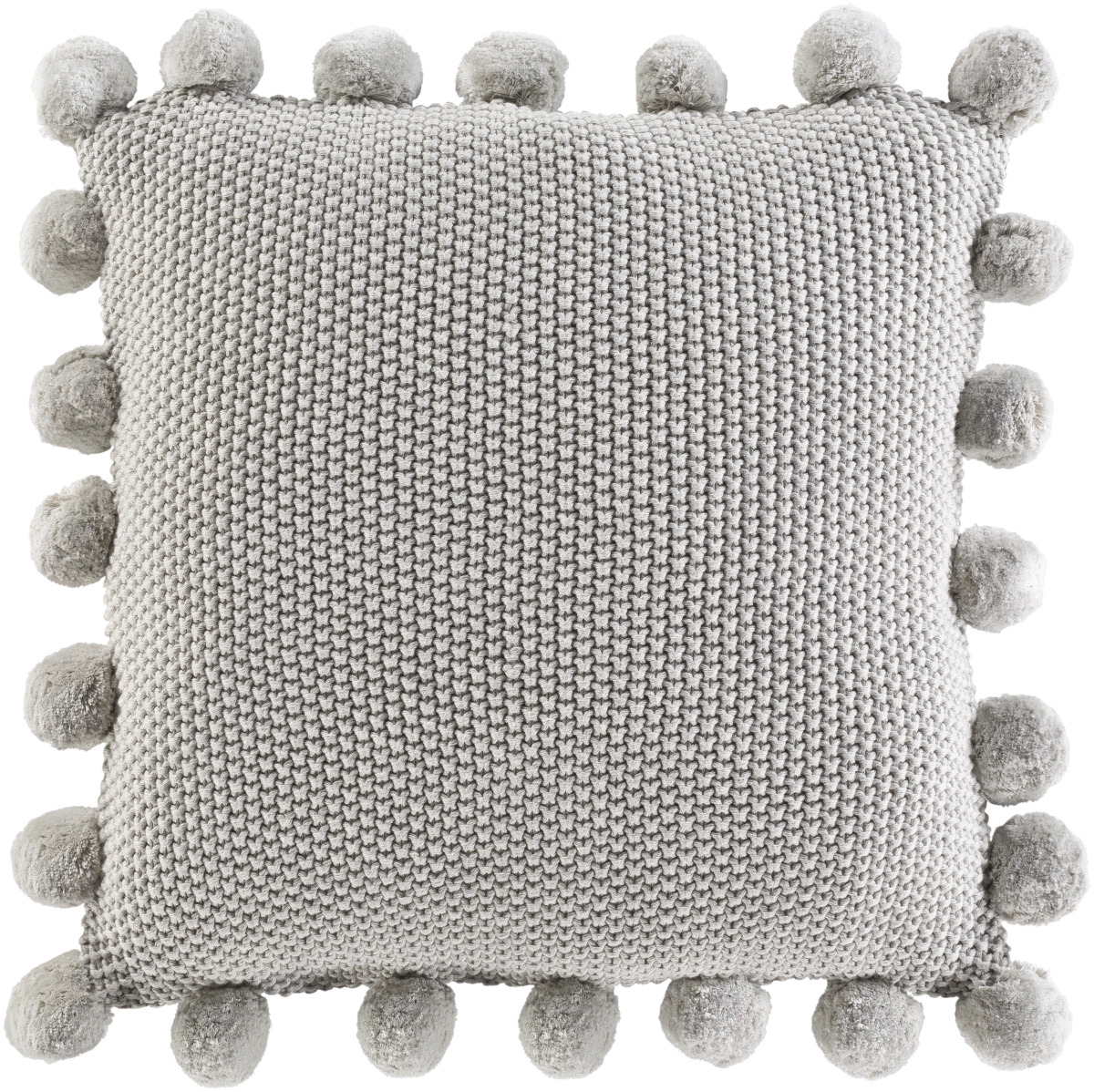 POM003-1818D 18 x 18 in. Pomtastic Pillow Kit, Light Gray