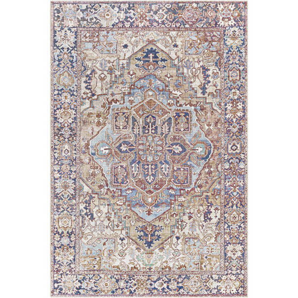 IRS2360-912 9 x 12 ft. Iris Machine Woven Rectangle Rug - Multi Color