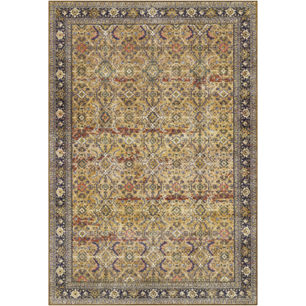 LEC2305-810119 8 ft. 10 in. x 11 ft. 9 in. Leicester Machine Woven Rectangle Rug - Multi Color