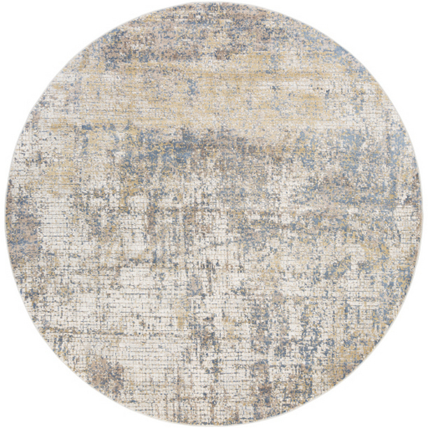 AIS2300-67RD 6 ft. 7 in. Aisha Machine Woven Round Rug - Multi Color