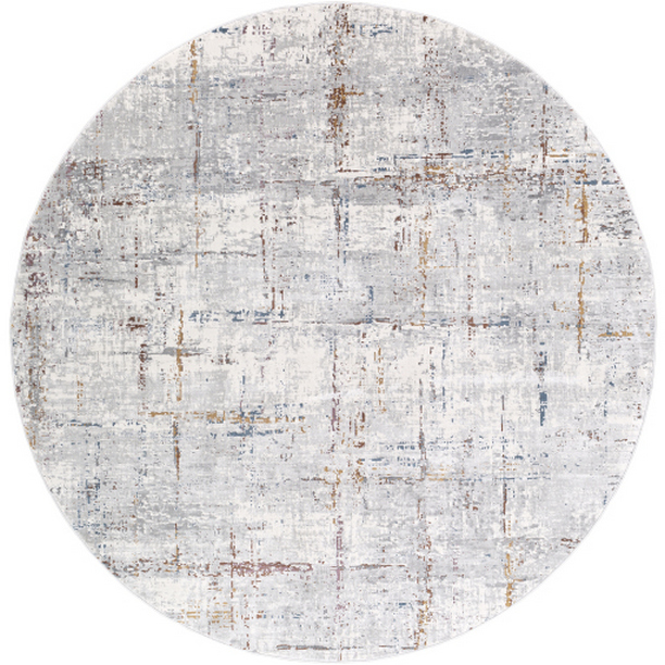 AIS2317-67RD 6 ft. 7 in. Aisha Machine Woven Round Rug - Multi Color