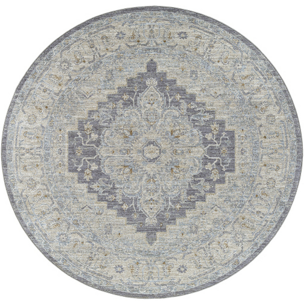 AVT2300-710RD 7 ft. 10 in. Avant Garde Machine Woven Round Rug - Multi Color